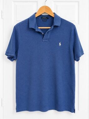 Polo by Ralph Lauren Blue Short-Sleeve Polo with Embroidered Pony